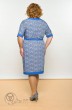 Платье 927 синий+цветы Lady Style Classic