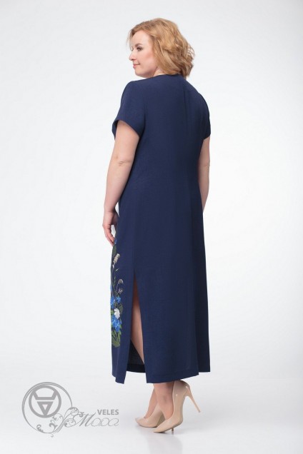 Платье 1780 синий LadyThreeStars