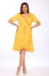Платье 3698 желтый + горох Ladysecret