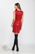 Платье 3567-1 красный Ladysecret