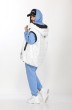 Спортивный костюм 4001 белый+голубой Ladysecret