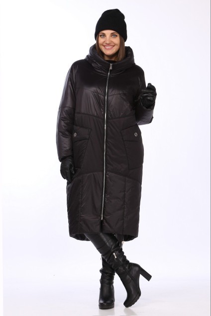 Пальто 5023-1 черный Ladysecret
