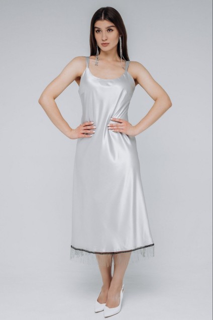 Платье 052 серебро LegendStyle