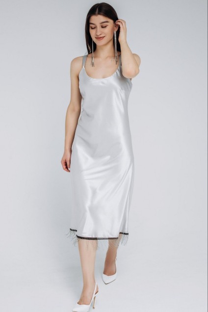 Платье 052 серебро LegendStyle