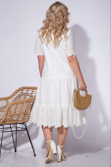 Платье 1185 белый Liliana-style