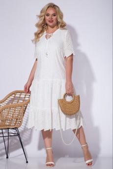 Платье 1185 белый Liliana-style