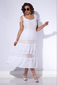Платье 123 белый INPOINT