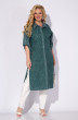 Рубашка 1306 серо-зеленый Liliana-style