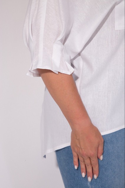 Рубашка 1313 белый Liliana-style