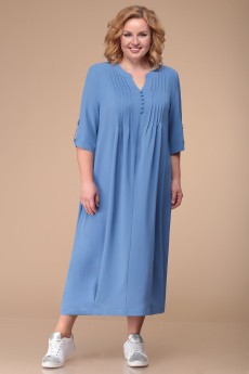 Платье 1722 голубой Linia-L