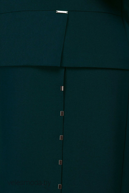 Платье 1776 зелёно-синий Linia-L