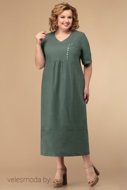 Платье 1791 зеленый Linia-L