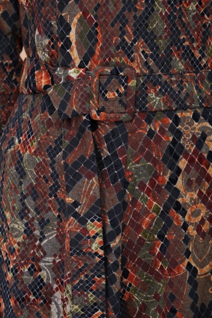 Платье 1822 коричневый Linia-L