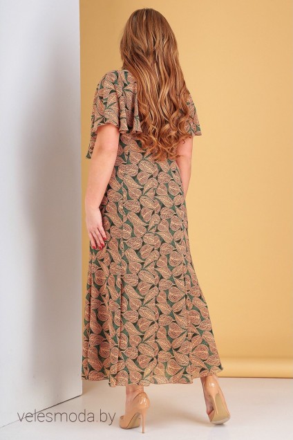 Платье 485 зеленый Liona