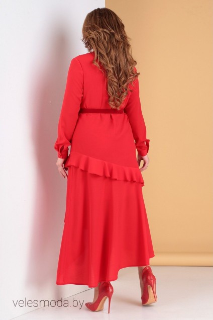 Платье 722 красный Liona