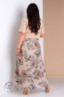 Комплект с платьем 487 бежевый+бежевые цветы Liona