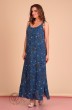 Комплект с платьем 589 беж+синий Liona