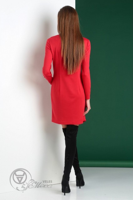Платье 675 красный Liona