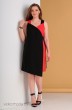 Платье 703 красный+черный Liona