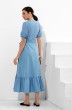 *Платье 4208 голубой джинс Lissana