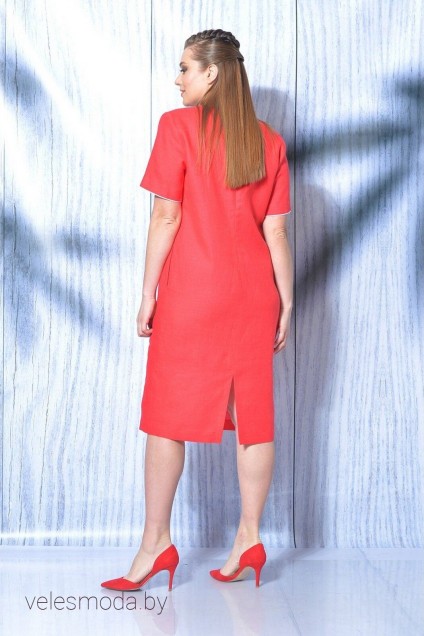 Платье 419-018 красный MALI