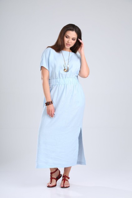 Платье 421-020 голубой MALI