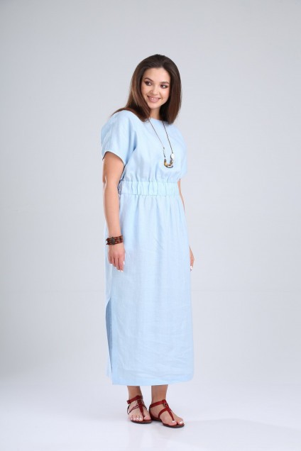 Платье 421-020 голубой MALI