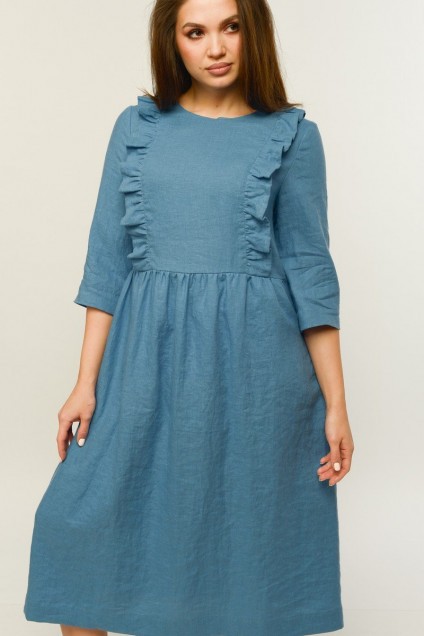 Платье 421-041 голубой MALI
