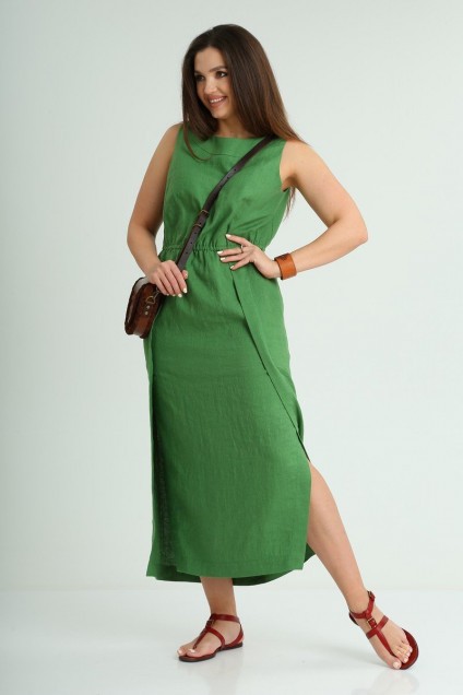 Платье 421-054 зеленый MALI