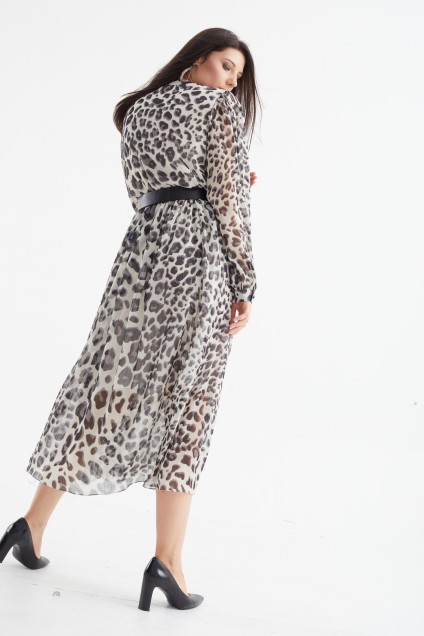 Платье 421-079 леопард MALI