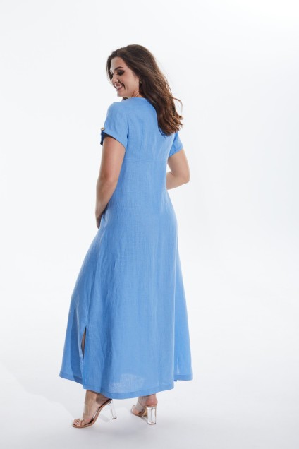 *Платье 422-040 голубой MALI