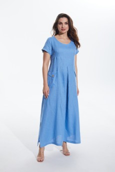 *Платье 422-040 голубой MALI