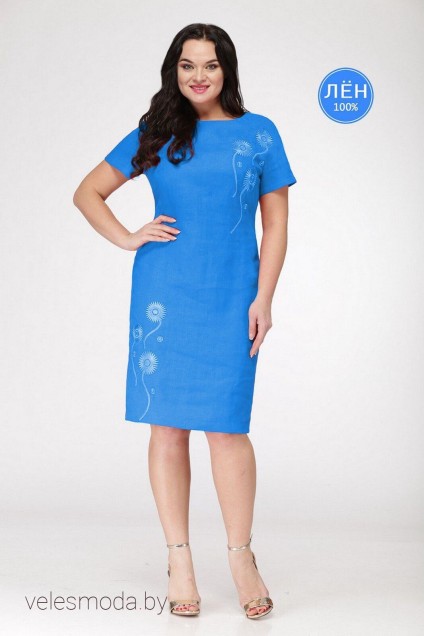 Платье 428 голубой MALI
