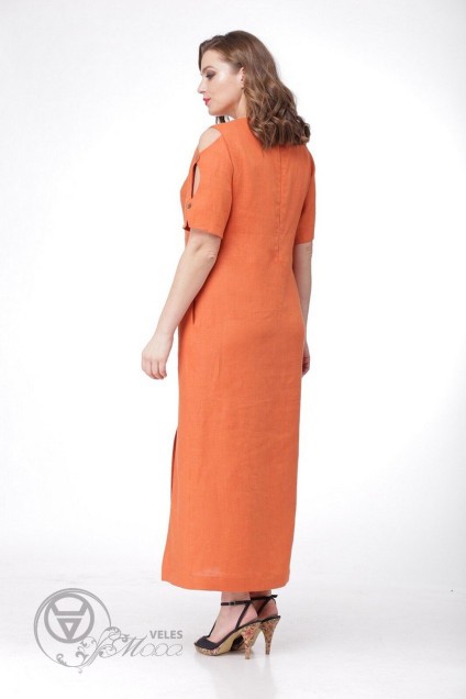 Платье 467 оранжевый MALI
