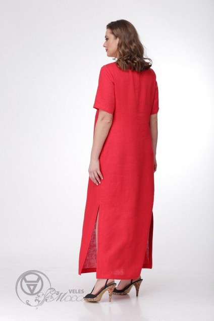 Платье 472 красный MALI