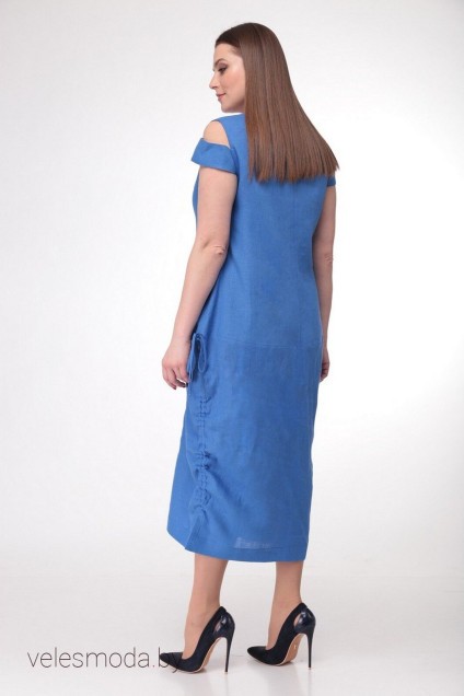 Платье 478 голубой MALI