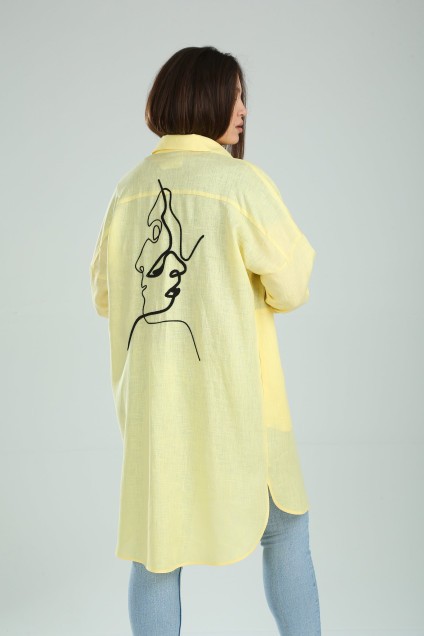 Блуза 621-004 жёлтый MALI