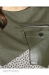 Костюм с юбкой 1790 серый+хаки Магия Моды