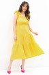 Платье 2098 желтый Магия Моды