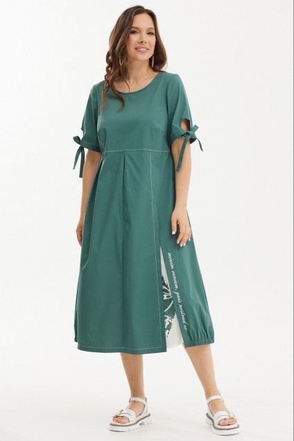 Платье 2445 зеленый Магия Моды