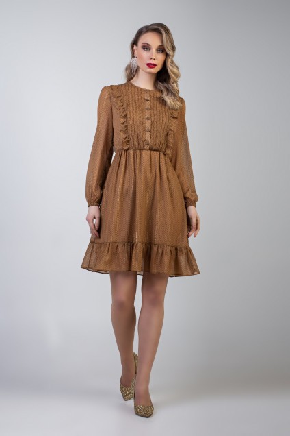 Платье 359 светло-коричневый Marika