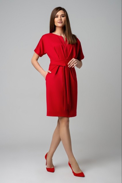 Платье 480 красный Marika