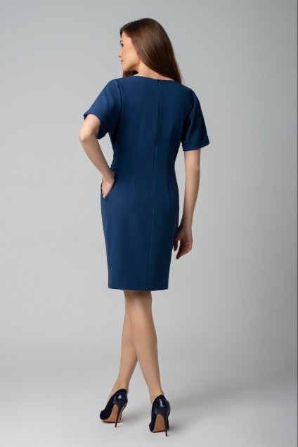 Платье 480 темно-синий Marika