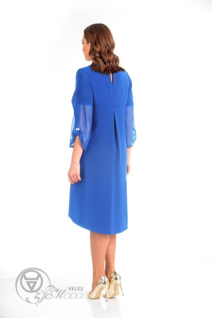 Платье 730а темно-голубой MichelStyle