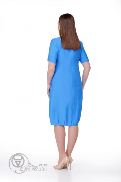 Платье 762 голубой MichelStyle