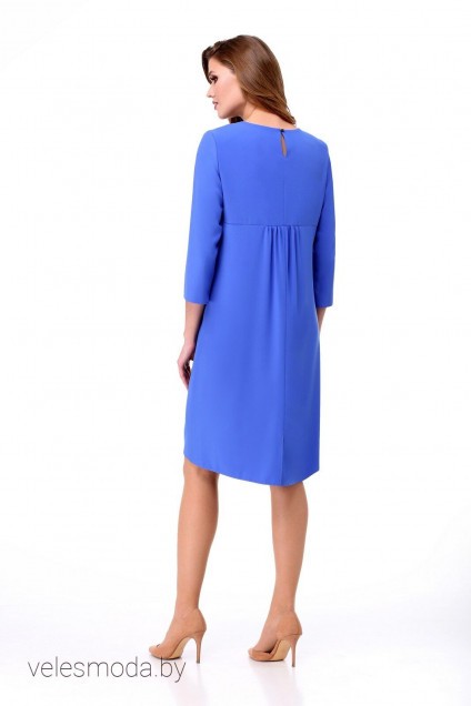Платье 821 голубой MichelStyle
