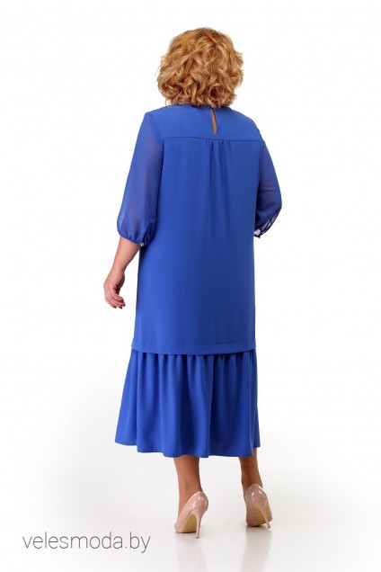 Платье 882 голубой MichelStyle