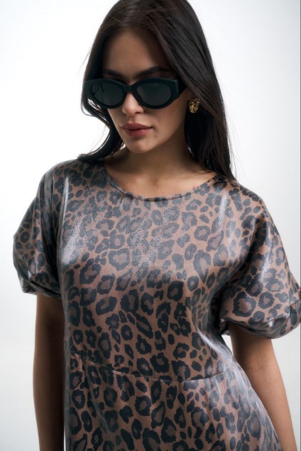Платье 1022-24 леопард milmil