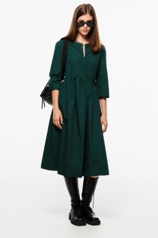 Платье 1059-2 темно-зеленый  Mil Mil