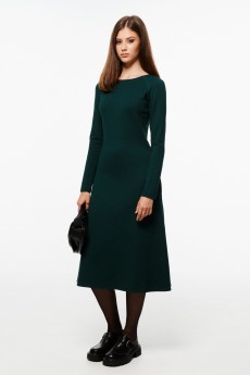 Платье 1064-2 темно-зеленый Mil Mil
